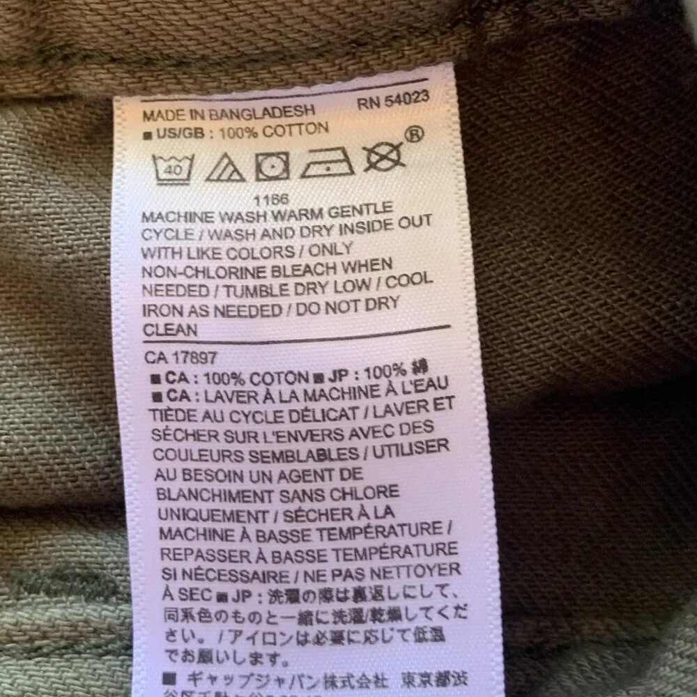 Banana Republic Women's 4 Inch Army Green Comfort Shorts Size 12 - Picture 4 of 9